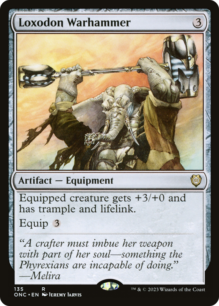 Loxodon Warhammer [Phyrexia: All Will Be One Commander] | Tabernacle Games