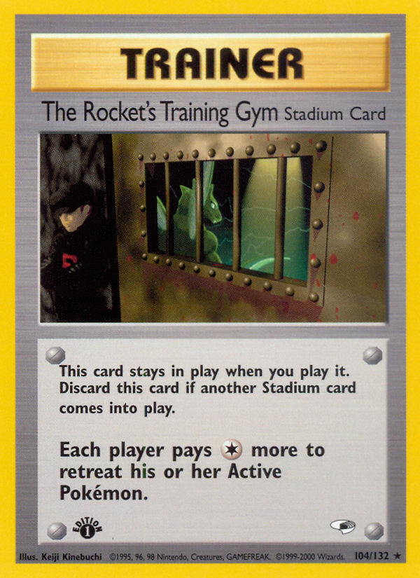 The Rocket's Training Gym (104/132) [Gym Heroes 1st Edition] | Tabernacle Games