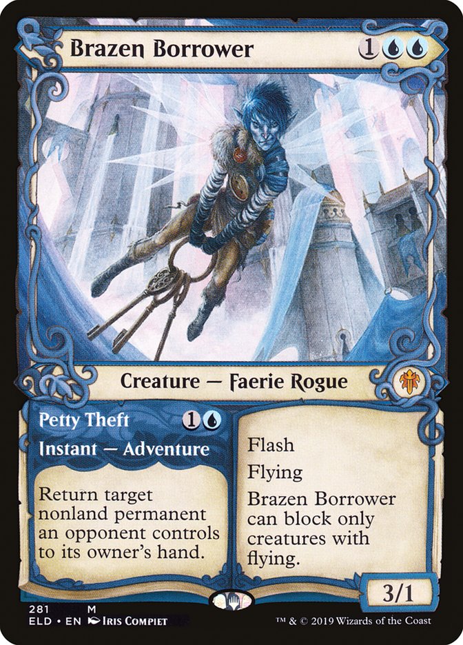 Brazen Borrower // Petty Theft (Showcase) [Throne of Eldraine] | Tabernacle Games