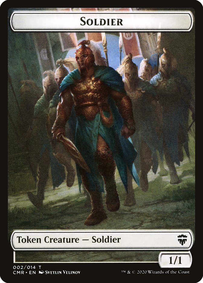 Soldier Token [Commander Legends Tokens] | Tabernacle Games
