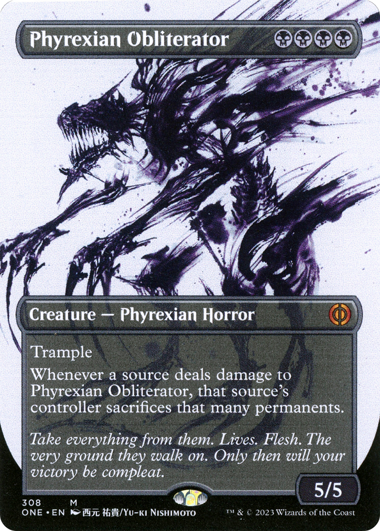 Phyrexian Obliterator (Borderless Ichor) [Phyrexia: All Will Be One] | Tabernacle Games