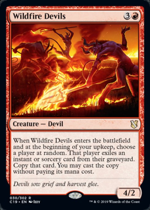 Wildfire Devils [Commander 2019] | Tabernacle Games