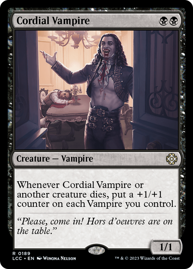 Cordial Vampire [The Lost Caverns of Ixalan Commander] | Tabernacle Games