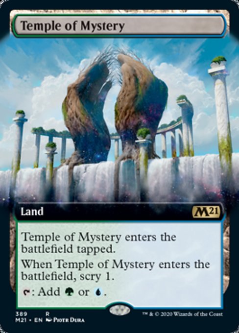 Temple of Mystery (Extended Art) [Core Set 2021] | Tabernacle Games