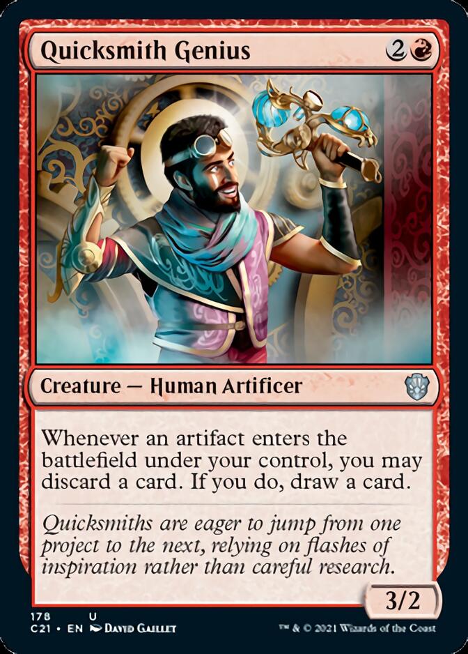 Quicksmith Genius [Commander 2021] | Tabernacle Games