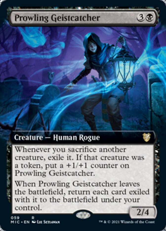 Prowling Geistcatcher (Extended) [Innistrad: Midnight Hunt Commander] | Tabernacle Games