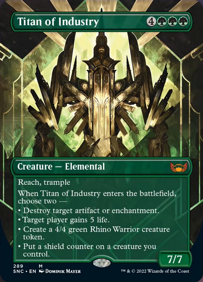 Titan of Industry (Borderless Alternate Art) [Streets of New Capenna] | Tabernacle Games