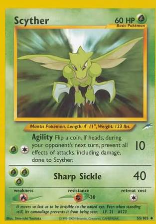 Scyther (55/105) [Neo Destiny Unlimited] | Tabernacle Games