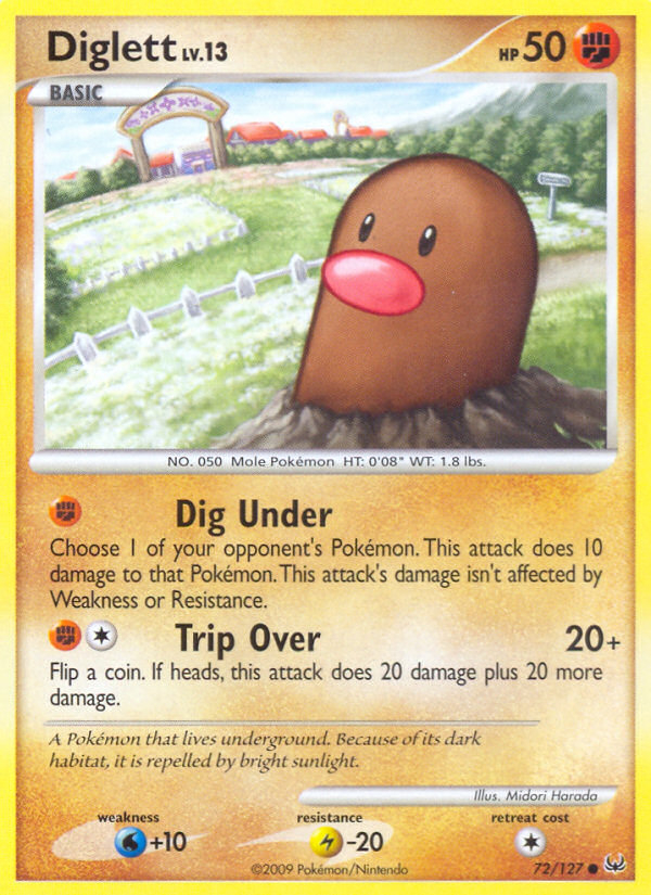 Diglett (72/127) [Platinum: Base Set] | Tabernacle Games