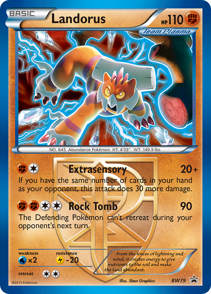 Landorus (BW79) (Team Plasma) [Black & White: Black Star Promos] | Tabernacle Games