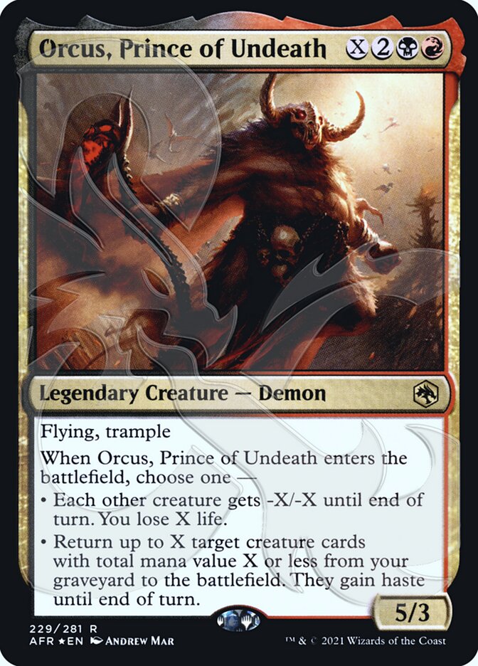Orcus, Prince of Undeath (Ampersand Promo) [Dungeons & Dragons: Adventures in the Forgotten Realms Promos] | Tabernacle Games