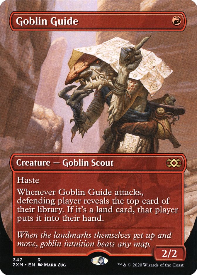 Goblin Guide (Borderless) [Double Masters] | Tabernacle Games