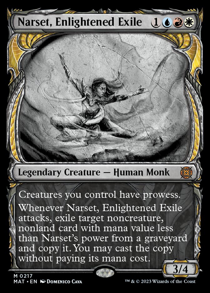 Narset, Enlightened Exile (Showcase Halo Foil) [March of the Machine: The Aftermath] | Tabernacle Games