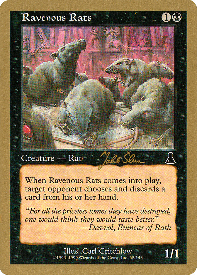 Ravenous Rats (Jakub Slemr) [World Championship Decks 1999] | Tabernacle Games