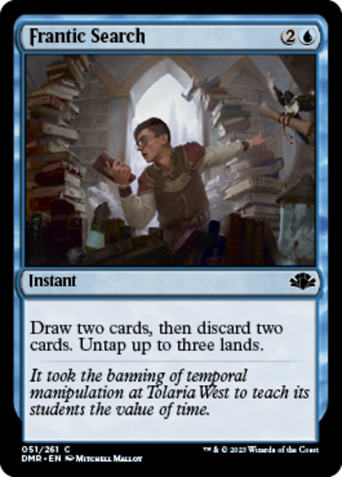 Frantic Search [Dominaria Remastered] | Tabernacle Games
