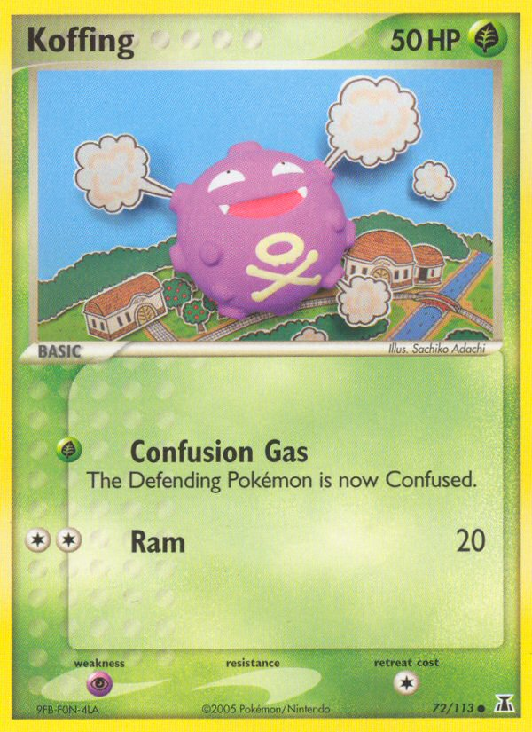 Koffing (72/113) [EX: Delta Species] | Tabernacle Games