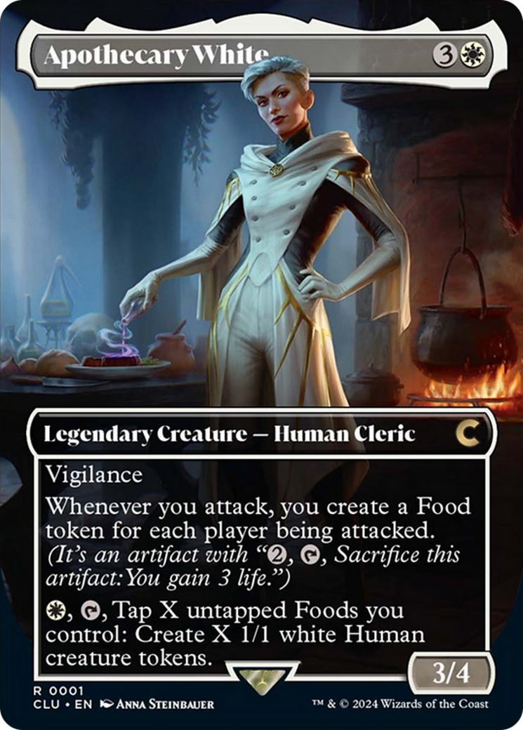 Apothecary White (Borderless) [Ravnica: Clue Edition] | Tabernacle Games
