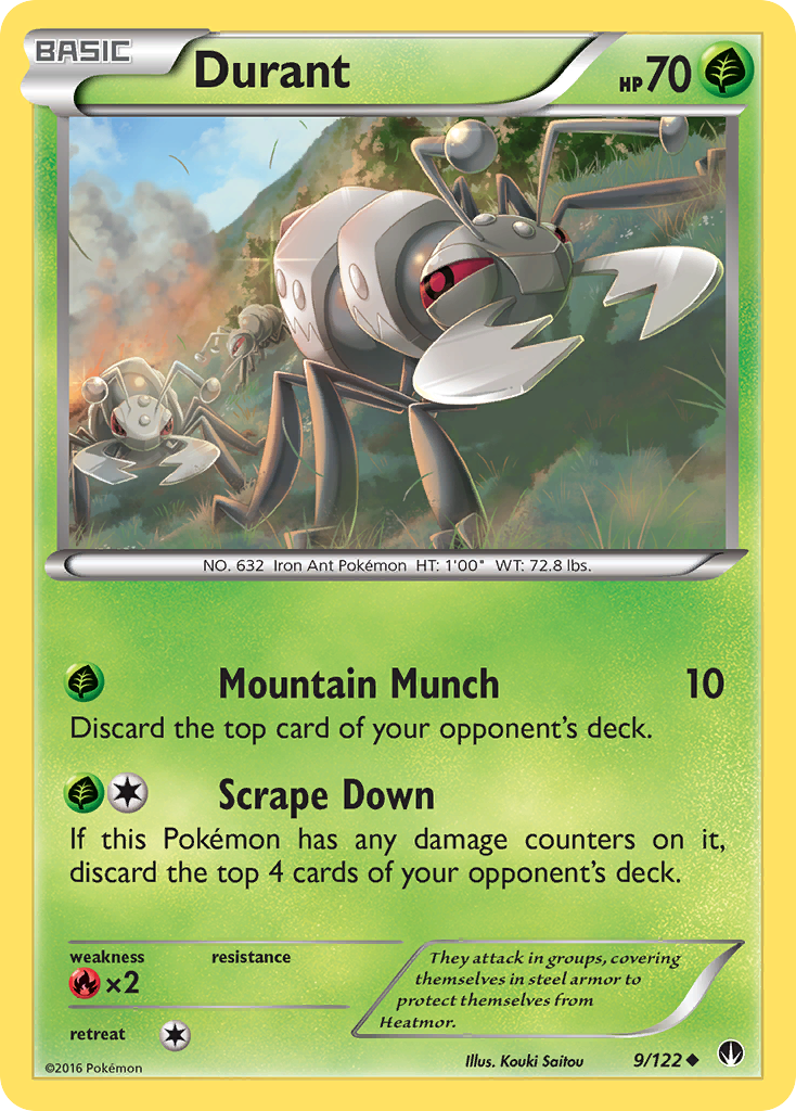 Durant (9/122) [XY: BREAKpoint] | Tabernacle Games