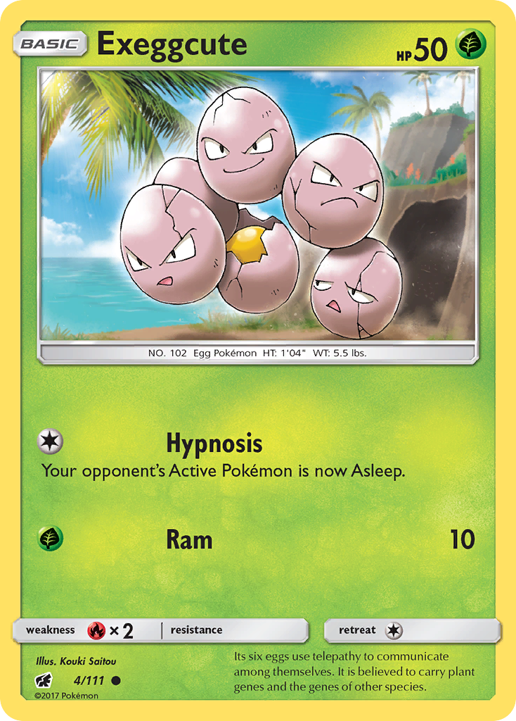 Exeggcute (4/111) [Sun & Moon: Crimson Invasion] | Tabernacle Games