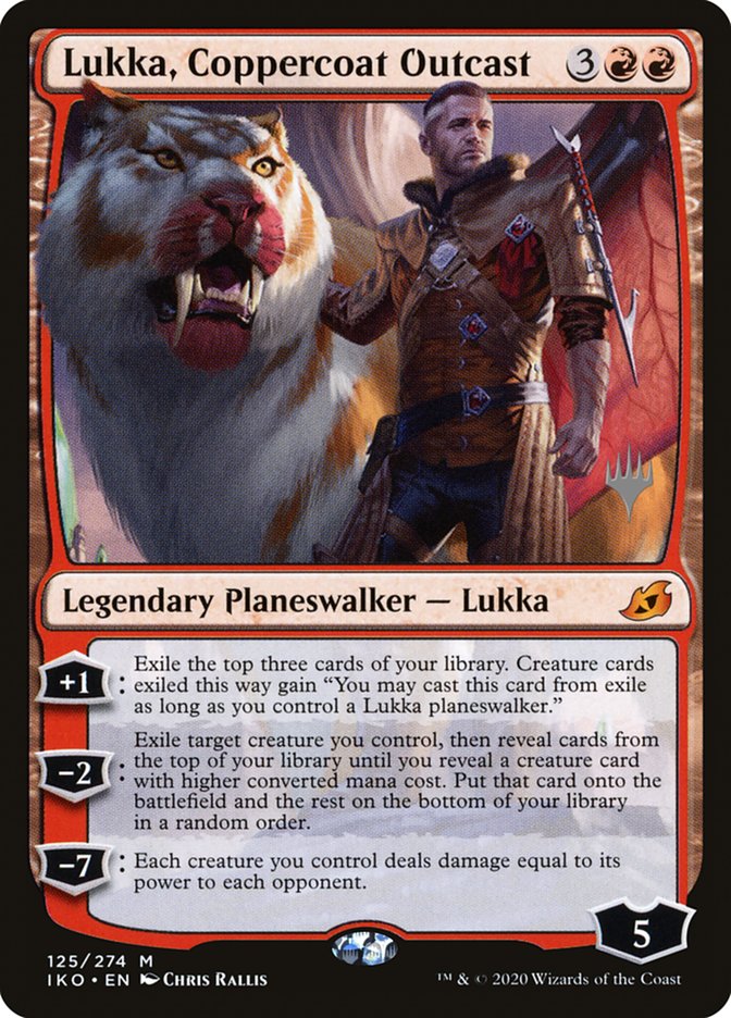 Lukka, Coppercoat Outcast (Promo Pack) [Ikoria: Lair of Behemoths Promos] | Tabernacle Games