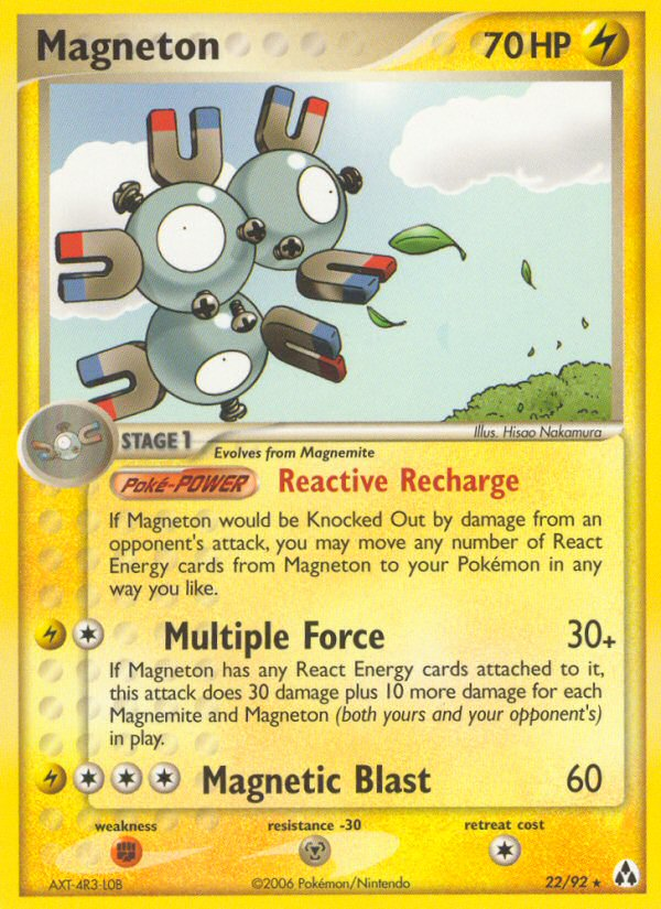 Magneton (22/92) [EX: Legend Maker] | Tabernacle Games