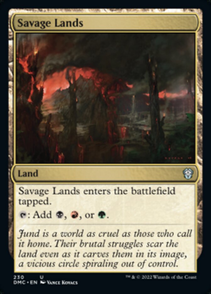 Savage Lands [Dominaria United Commander] | Tabernacle Games