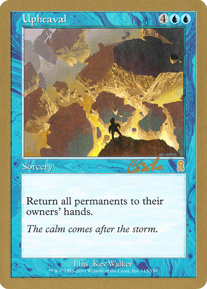 Upheaval (Carlos Romao) [World Championship Decks 2002] | Tabernacle Games