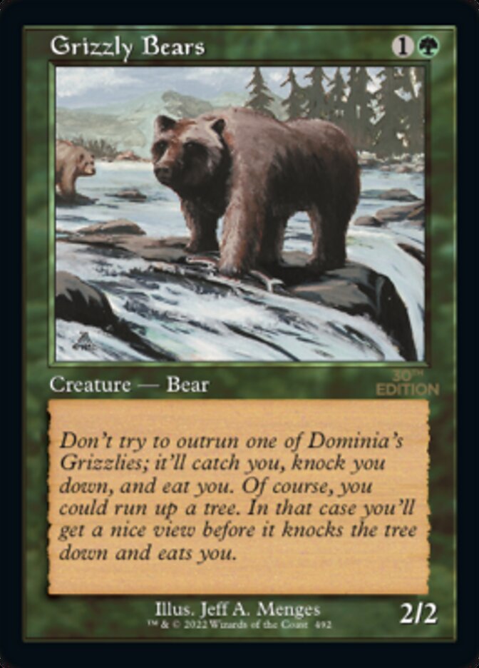 Grizzly Bears (Retro) [30th Anniversary Edition] | Tabernacle Games