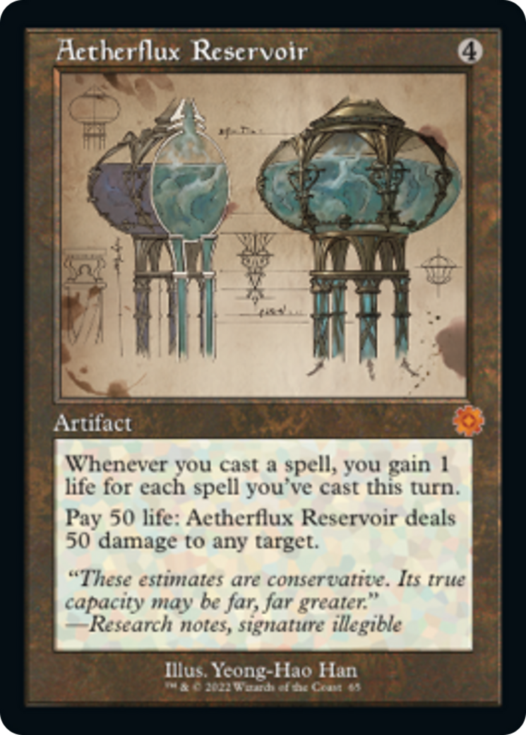 Aetherflux Reservoir (Retro Schematic) [The Brothers' War Retro Artifacts] | Tabernacle Games