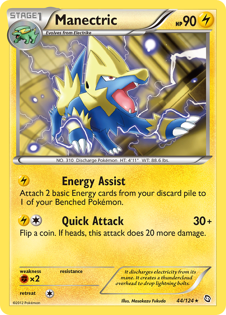Manectric (44/124) [Black & White: Dragons Exalted] | Tabernacle Games