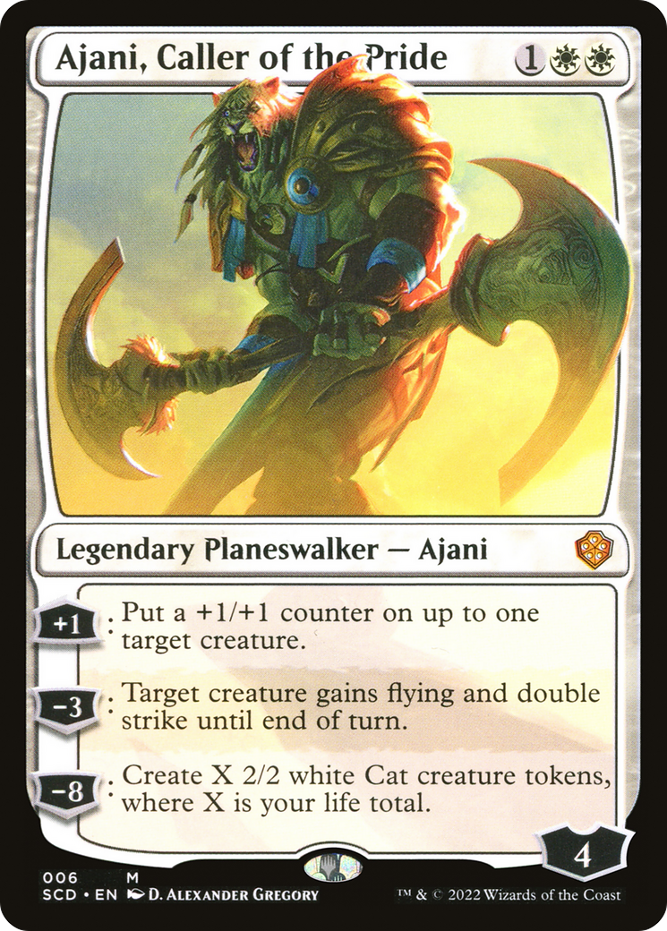 Ajani, Caller of the Pride [Starter Commander Decks] | Tabernacle Games