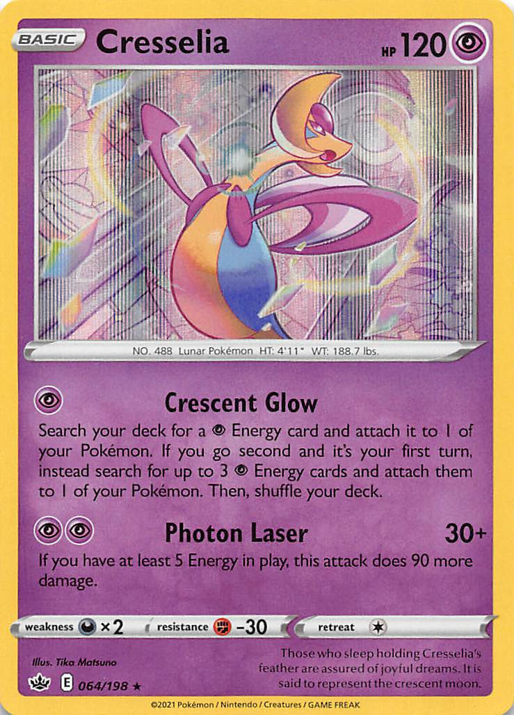 Cresselia (064/198) [Sword & Shield: Chilling Reign] | Tabernacle Games