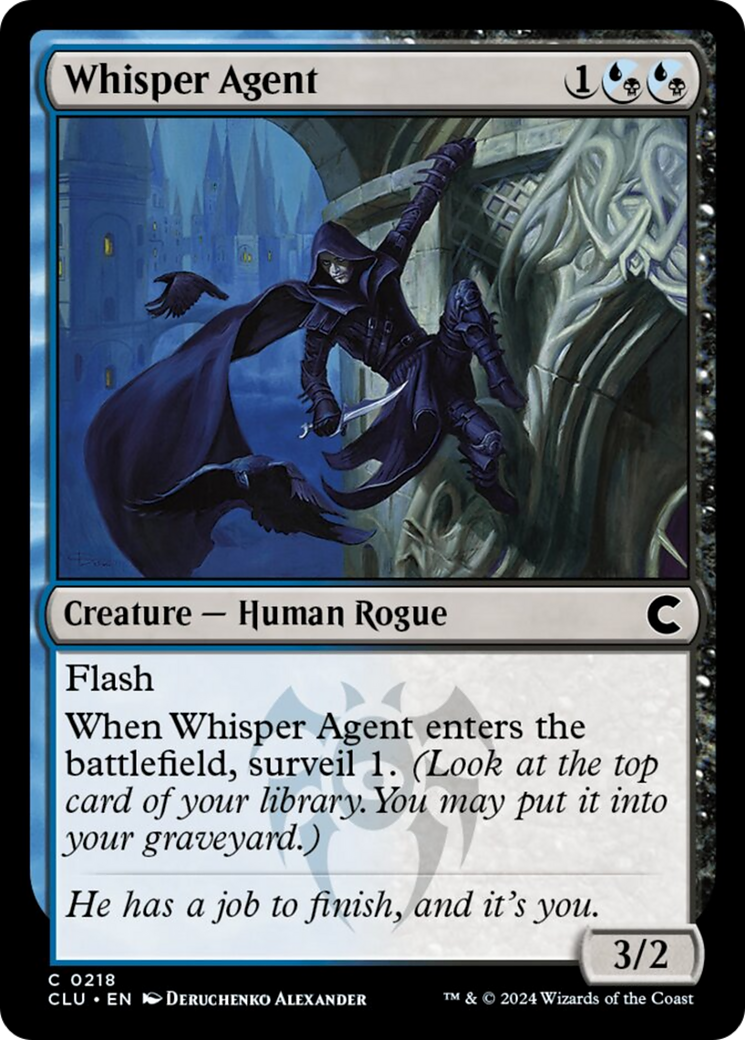 Whisper Agent [Ravnica: Clue Edition] | Tabernacle Games