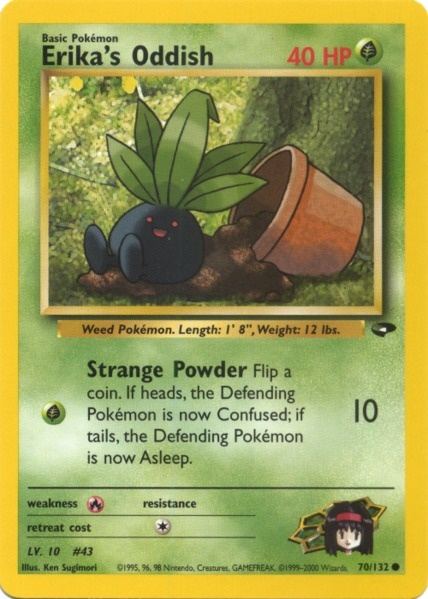 Erika's Oddish (70/132) [Gym Challenge Unlimited] | Tabernacle Games