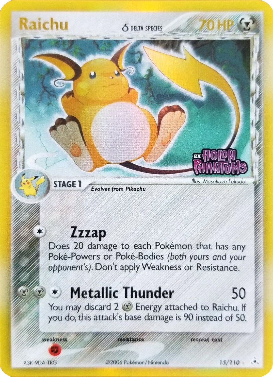 Raichu (15/110) (Delta Species) (Stamped) [EX: Holon Phantoms] | Tabernacle Games