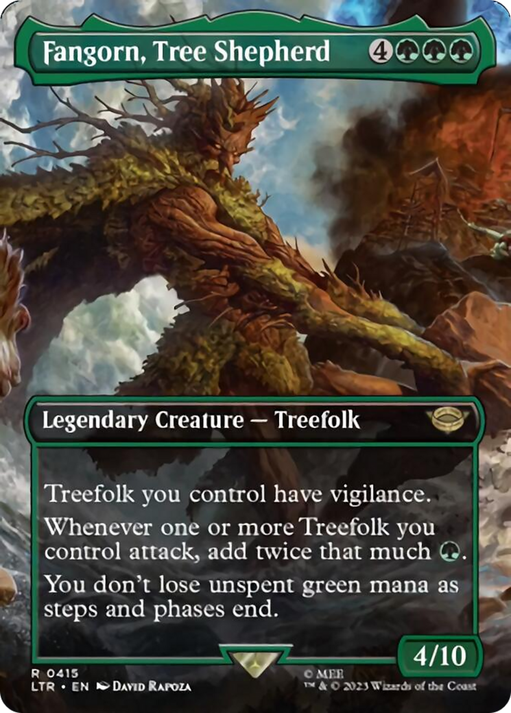 Fangorn, Tree Shepherd (Borderless Alternate Art) [The Lord of the Rings: Tales of Middle-Earth] | Tabernacle Games