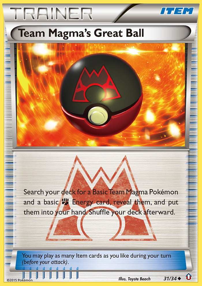 Team Magma's Great Ball (31/34) [XY: Double Crisis] | Tabernacle Games