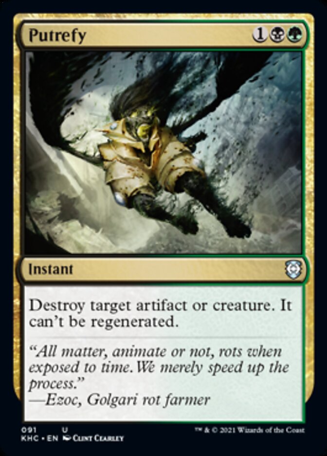 Putrefy [Kaldheim Commander] | Tabernacle Games