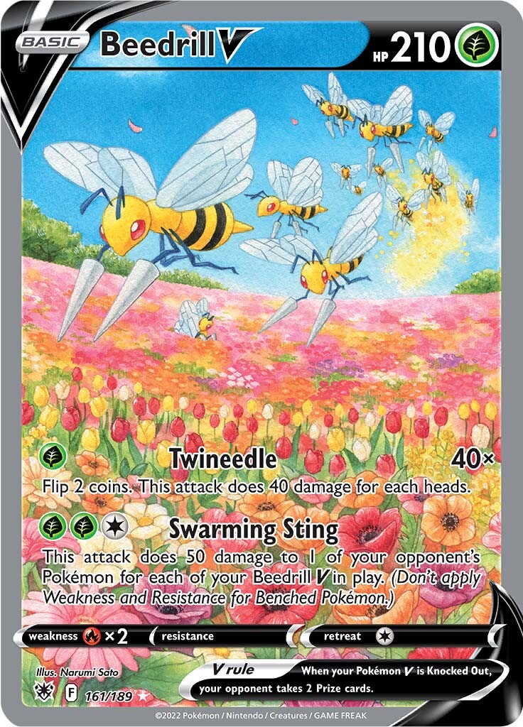Beedrill V (161/189) [Sword & Shield: Astral Radiance] | Tabernacle Games