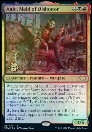 Anje, Maid of Dishonor [Innistrad: Crimson Vow Prerelease Promos] | Tabernacle Games