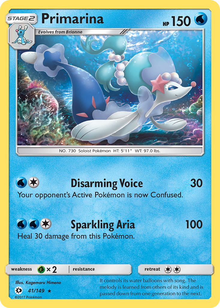 Primarina (41/149) [Sun & Moon: Base Set] | Tabernacle Games