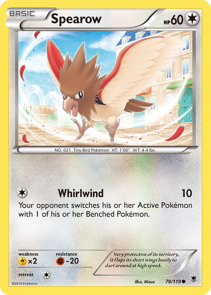 Spearow (78/119) [XY: Phantom Forces] | Tabernacle Games