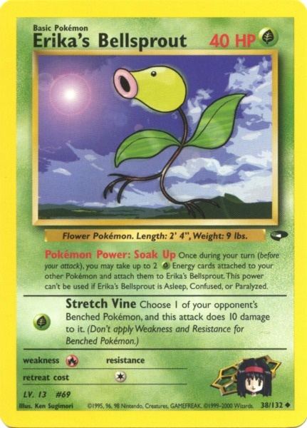 Erika's Bellsprout (38/132) [Gym Challenge Unlimited] | Tabernacle Games