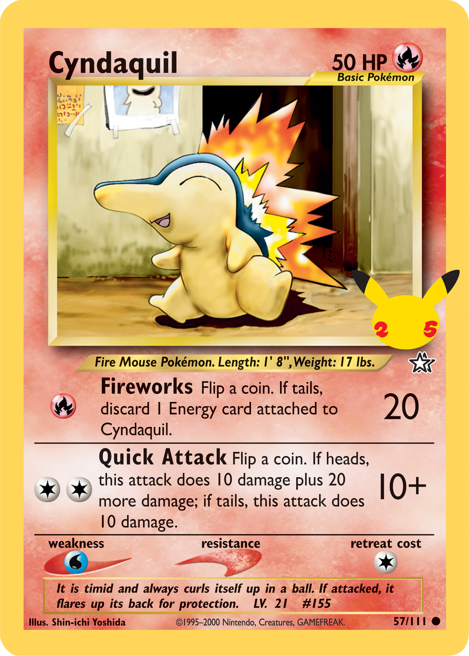 Cyndaquil (57/111) [First Partner Pack] | Tabernacle Games