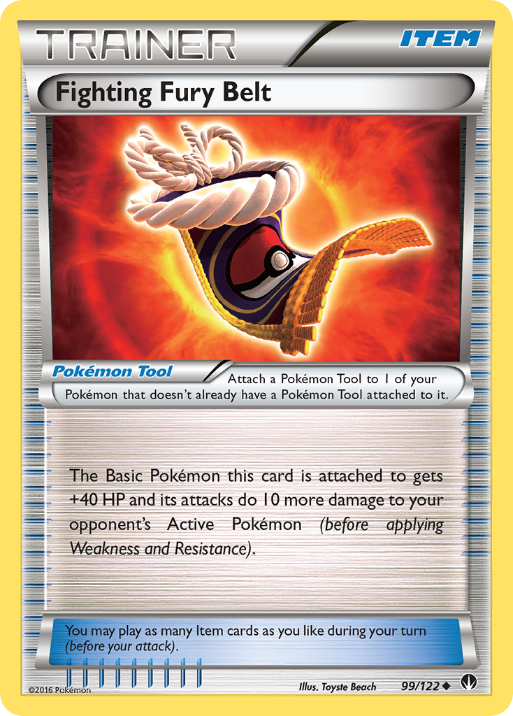 Fighting Fury Belt (99/122) [XY: BREAKpoint] | Tabernacle Games