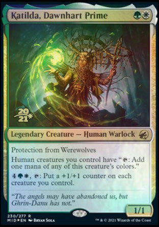 Katilda, Dawnhart Prime [Innistrad: Midnight Hunt Prerelease Promos] | Tabernacle Games