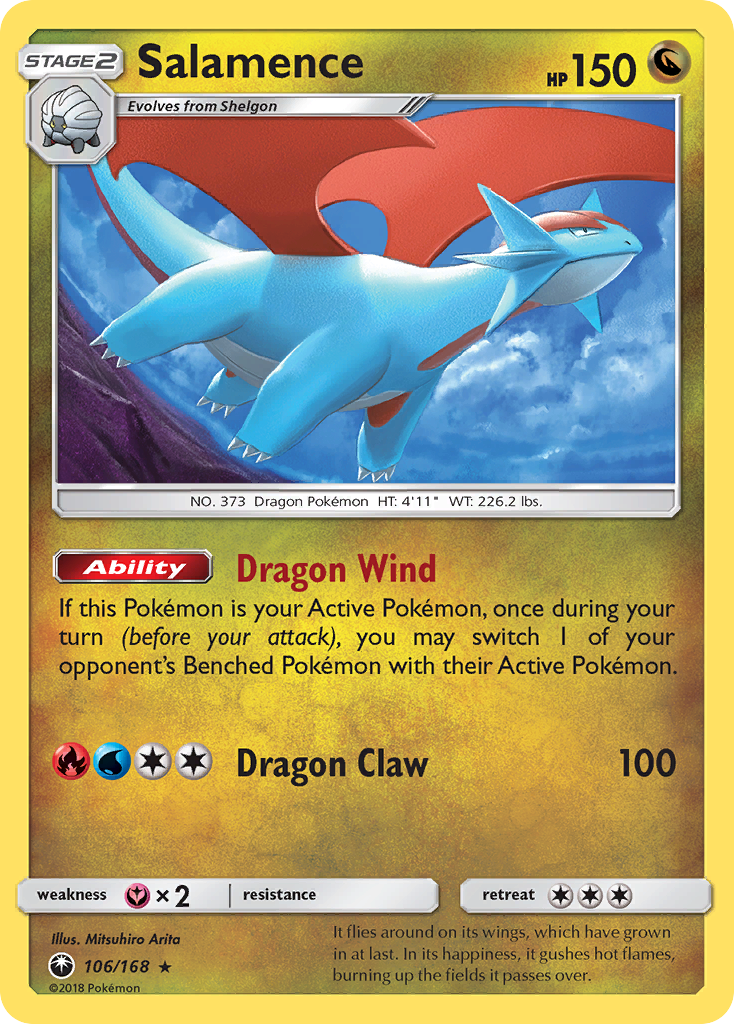 Salamence (106/168) [Sun & Moon: Celestial Storm] | Tabernacle Games