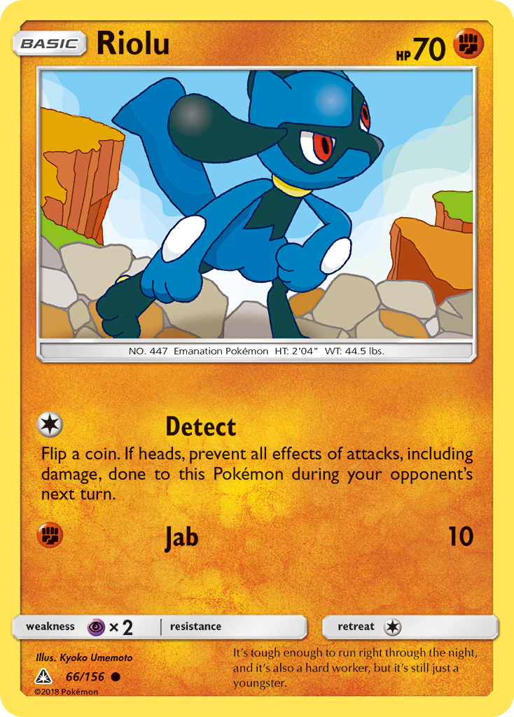 Riolu (66/156) [Sun & Moon: Ultra Prism] | Tabernacle Games