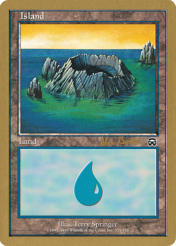Island (ab335) (Alex Borteh) [World Championship Decks 2001] | Tabernacle Games
