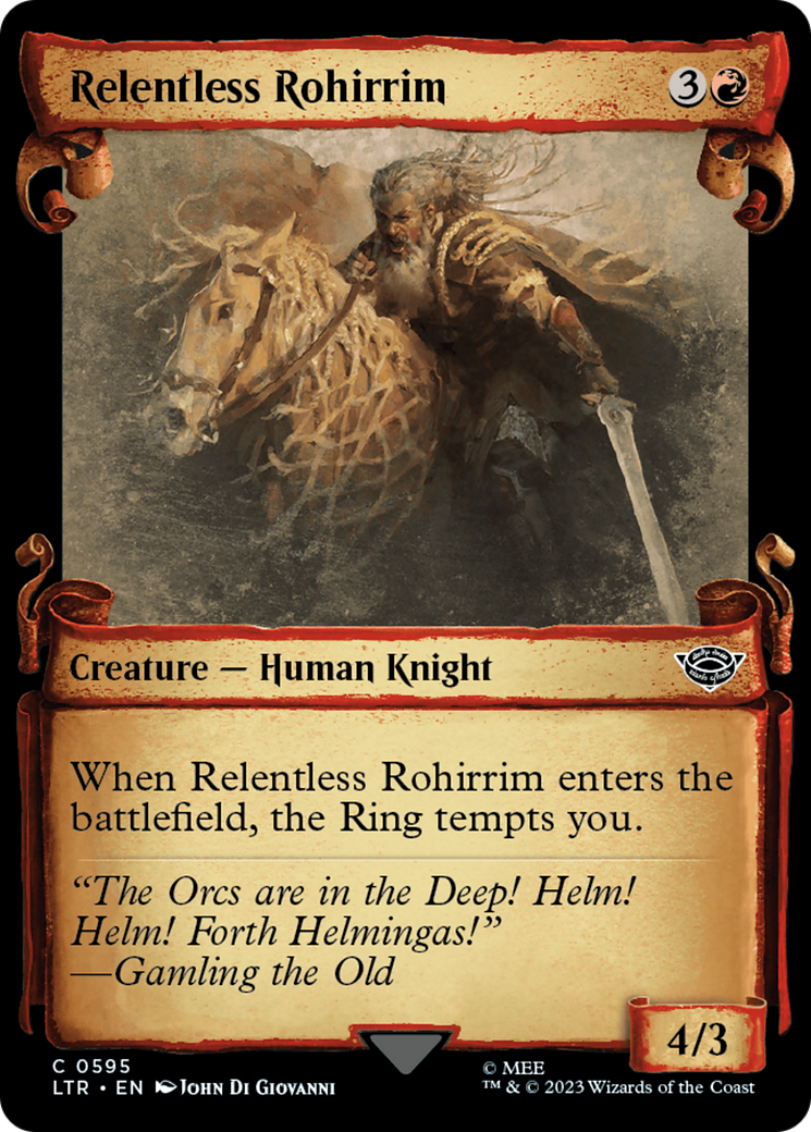 Relentless Rohirrim [The Lord of the Rings: Tales of Middle-Earth Showcase Scrolls] | Tabernacle Games